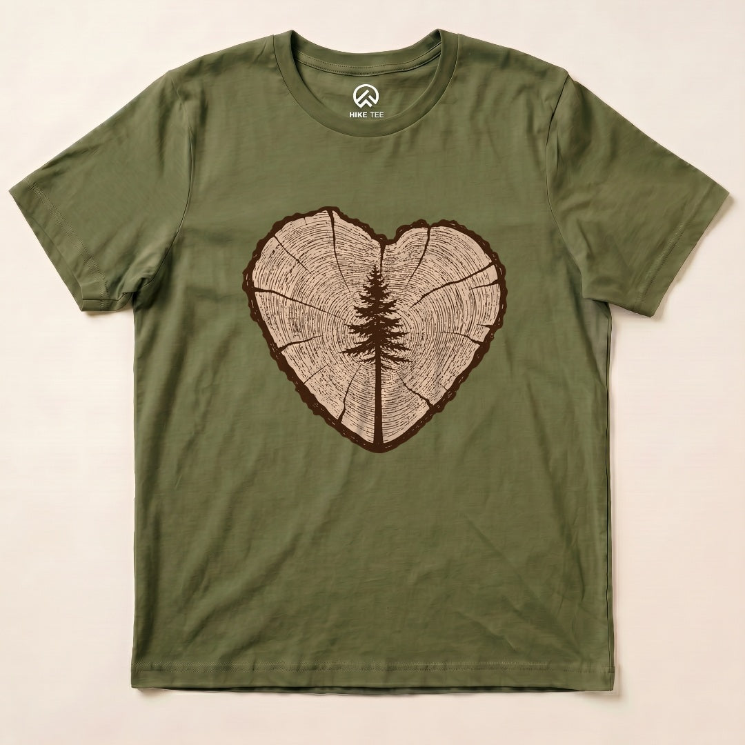 Tree Ring Heart Shirt