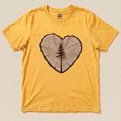 Tree Ring Heart Shirt