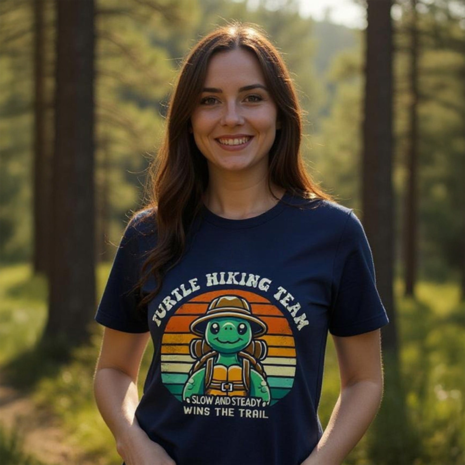 Hike Tee T-Shirt Turtle Hiking Team Shirt