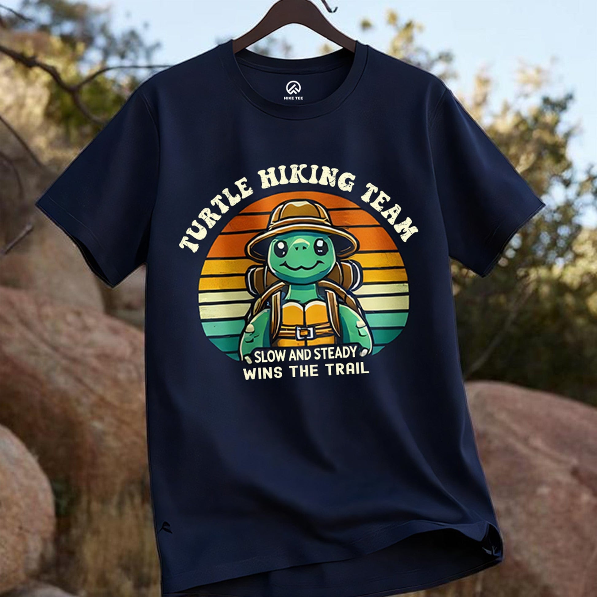 Hike Tee T-Shirt Turtle Hiking Team Shirt