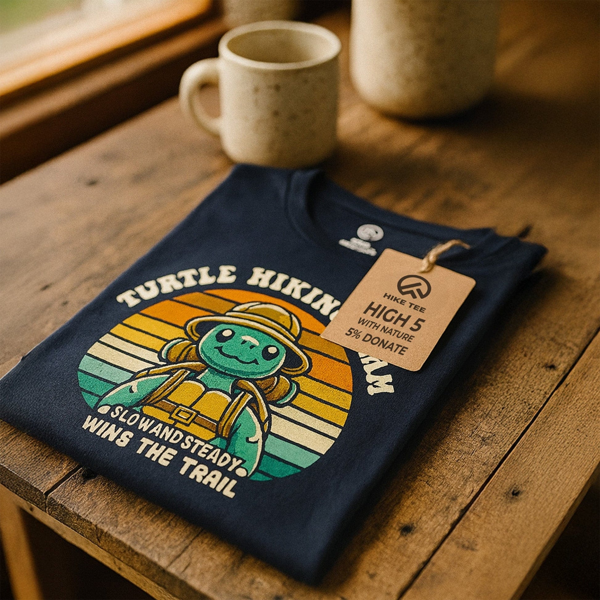 Hike Tee T-Shirt Turtle Hiking Team Shirt