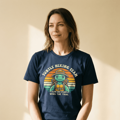 Hike Tee T-Shirt Turtle Hiking Team Shirt