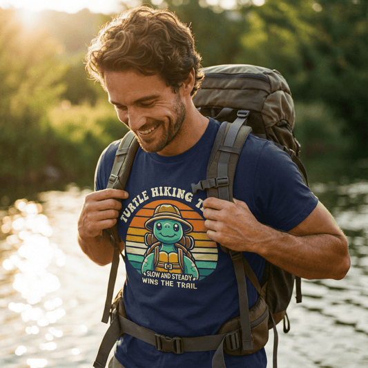 Hike Tee T-Shirt Turtle Hiking Team Shirt