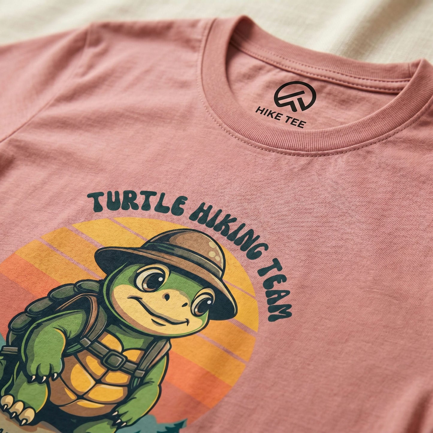 Turtle Hiking Team Shirt Hike Tee T-Shirt