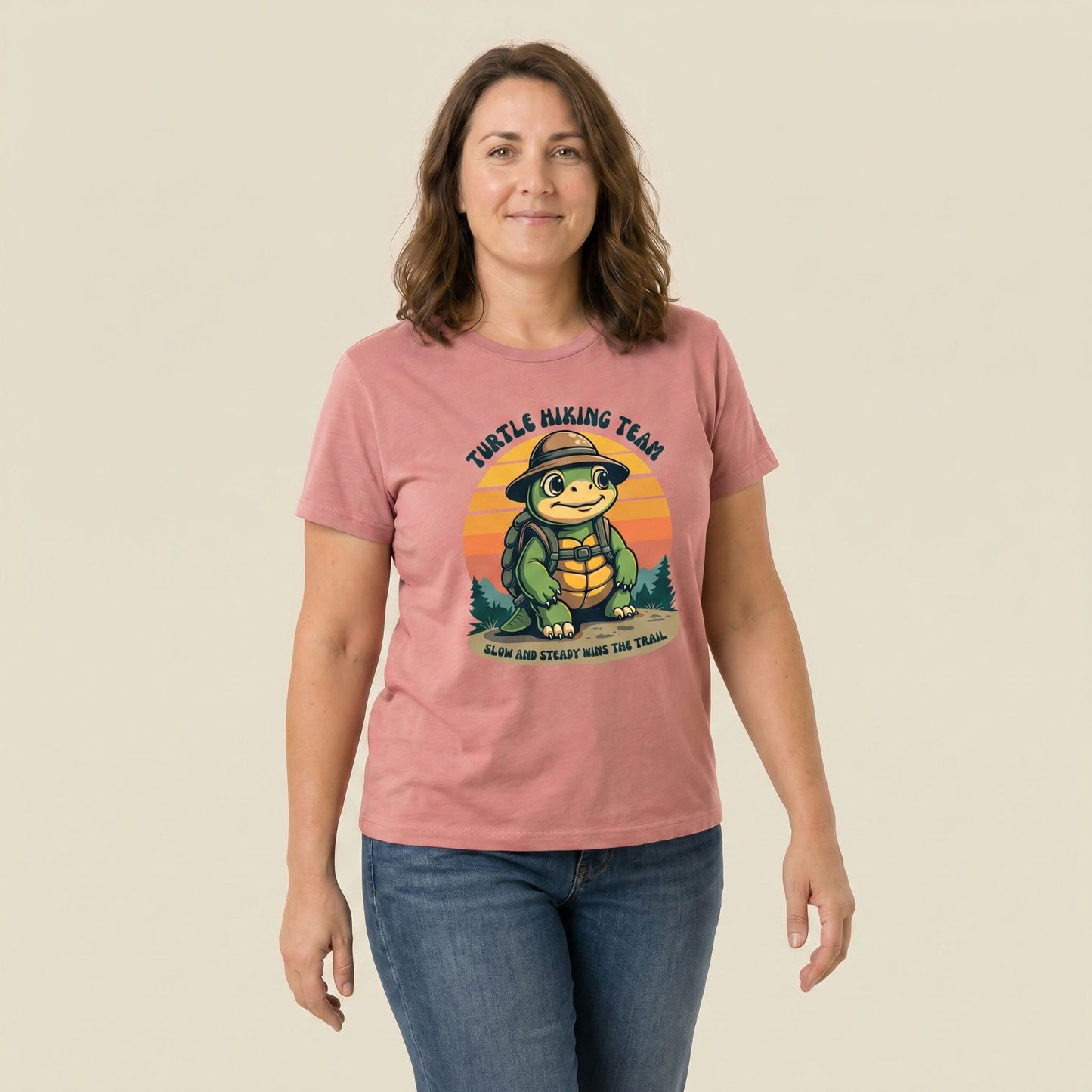 Turtle Hiking Team Shirt Hike Tee T-Shirt