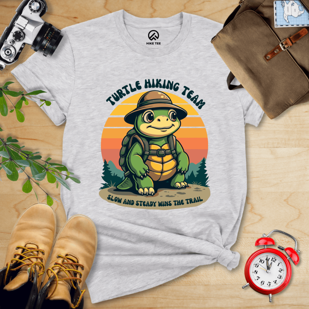 Hike Tee T-Shirt Athletic Heather / S Turtle Hiking Team Shirt