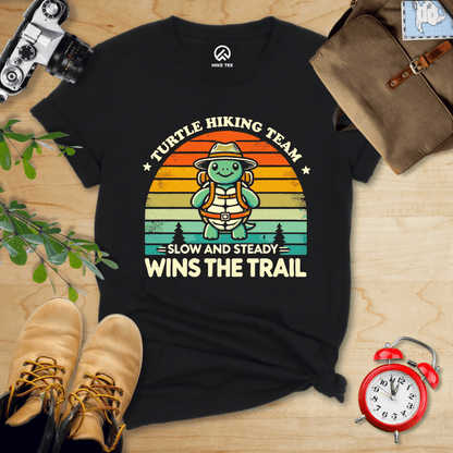Hike Tee T-Shirt Black / S Turtle Hiking Team Shirt