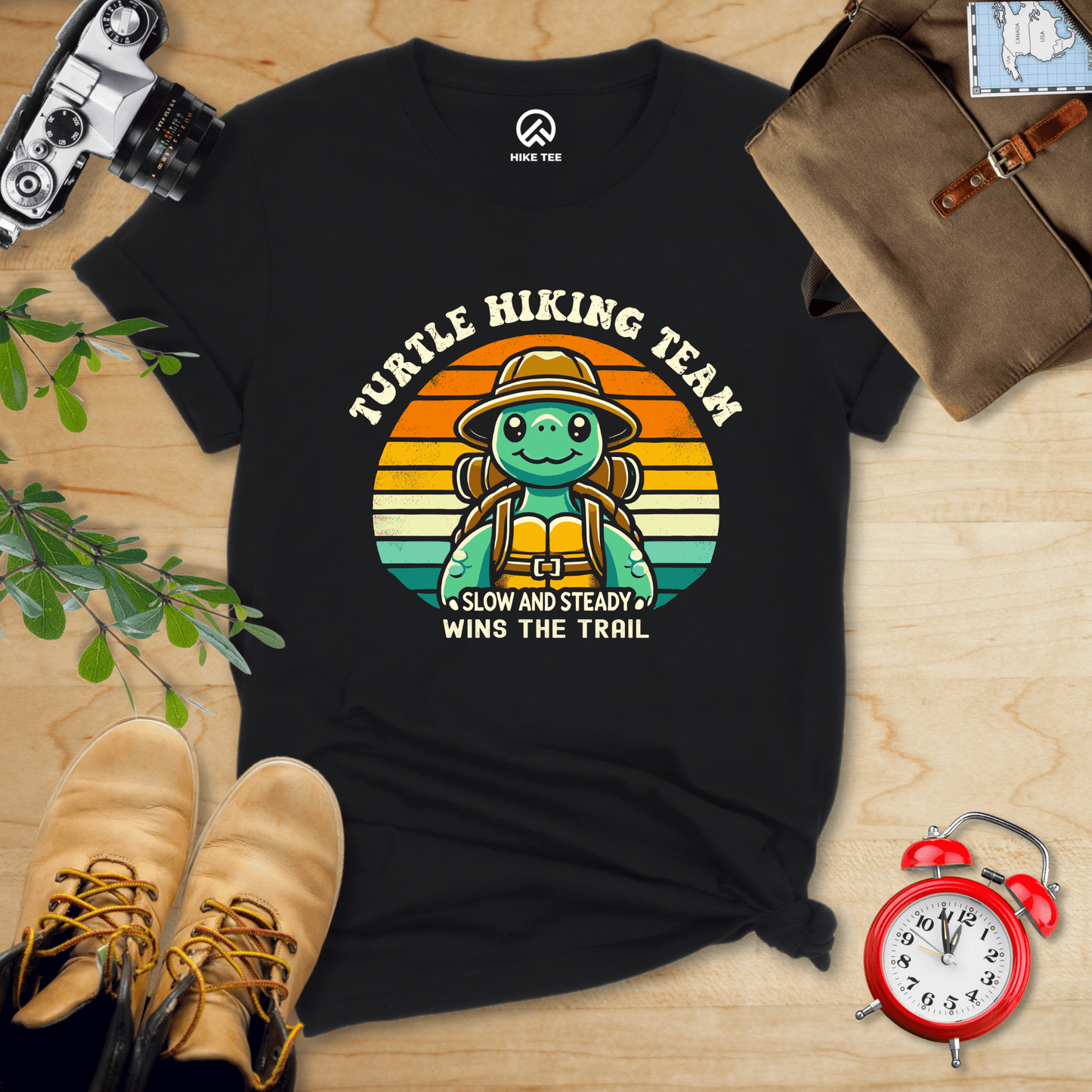 Hike Tee T-Shirt Black / S Turtle Hiking Team Shirt