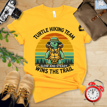 Hike Tee T-Shirt Gold / S Turtle Hiking Team Shirt