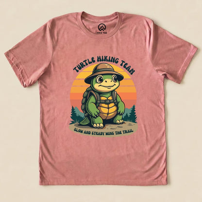 Turtle Hiking Team Shirt Hike Tee T-Shirt Heather Mauve / S