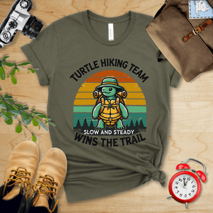 Hike Tee T-Shirt Military Green / S Turtle Hiking Team Shirt