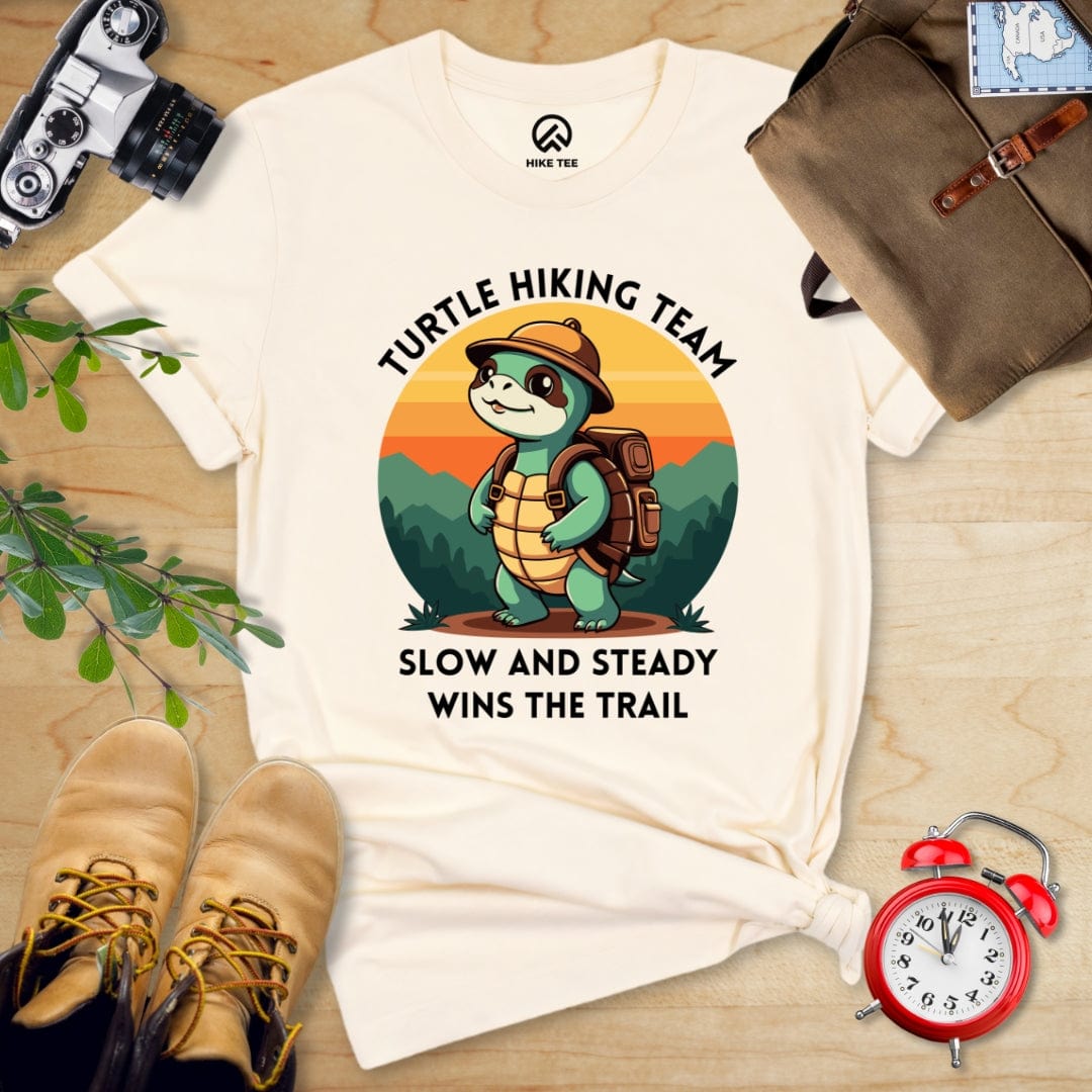 Hike Tee T-Shirt Natural / S Turtle Hiking Team Shirt