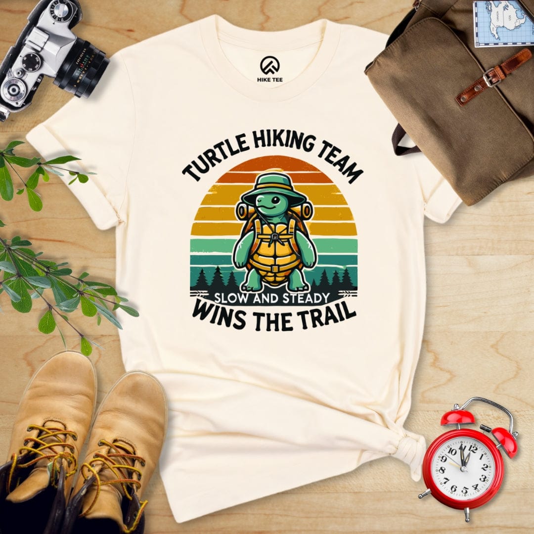 Hike Tee T-Shirt Natural / S Turtle Hiking Team Shirt
