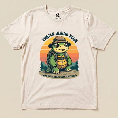 Turtle Hiking Team Shirt Hike Tee T-Shirt Natural / S