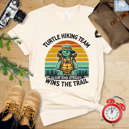 Hike Tee T-Shirt Natural / S Turtle Hiking Team Shirt