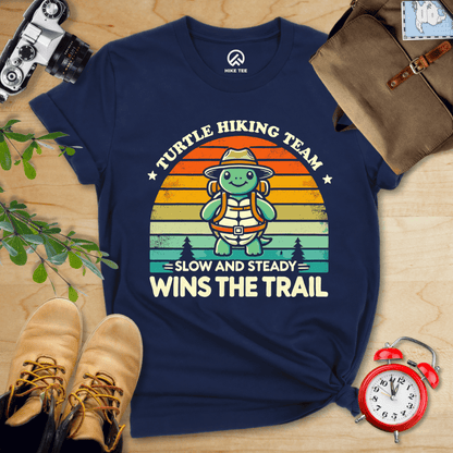Hike Tee T-Shirt Navy / S Turtle Hiking Team Shirt