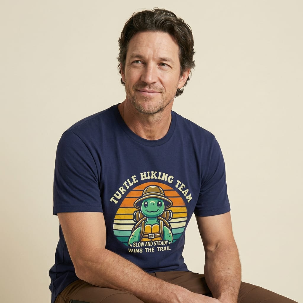 Hike Tee T-Shirt Turtle Hiking Team Steady Shirt