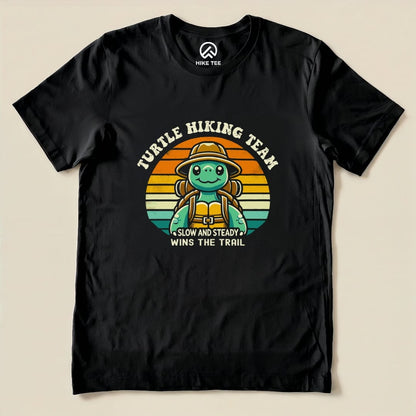 Hike Tee T-Shirt Black / S Turtle Hiking Team Steady Shirt