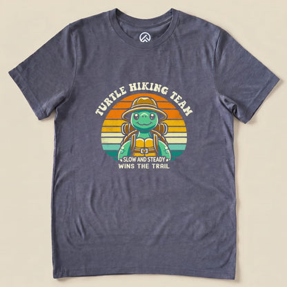 Hike Tee T-Shirt Heather Navy / S Turtle Hiking Team Steady Shirt