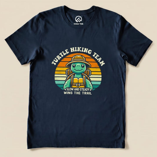 Hike Tee T-Shirt Navy / S Turtle Hiking Team Steady Shirt