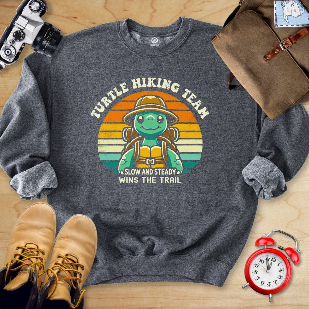 Hike Tee Sweatshirt Dark Heather / S Turtle Hiking Team Sweatshirt