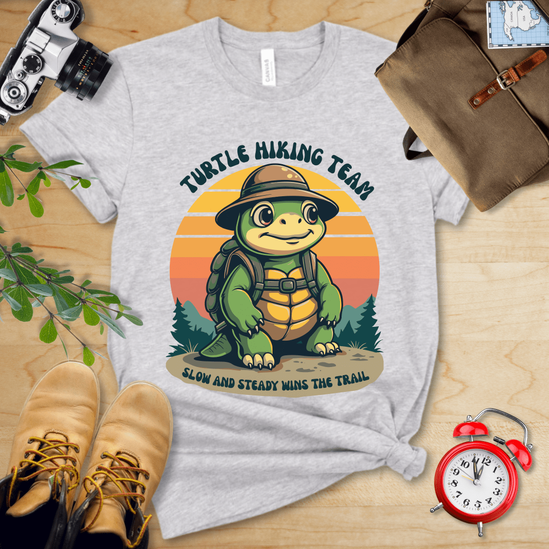 Hike Tee T-Shirt Athletic Heather / S Turtle Hiking Team