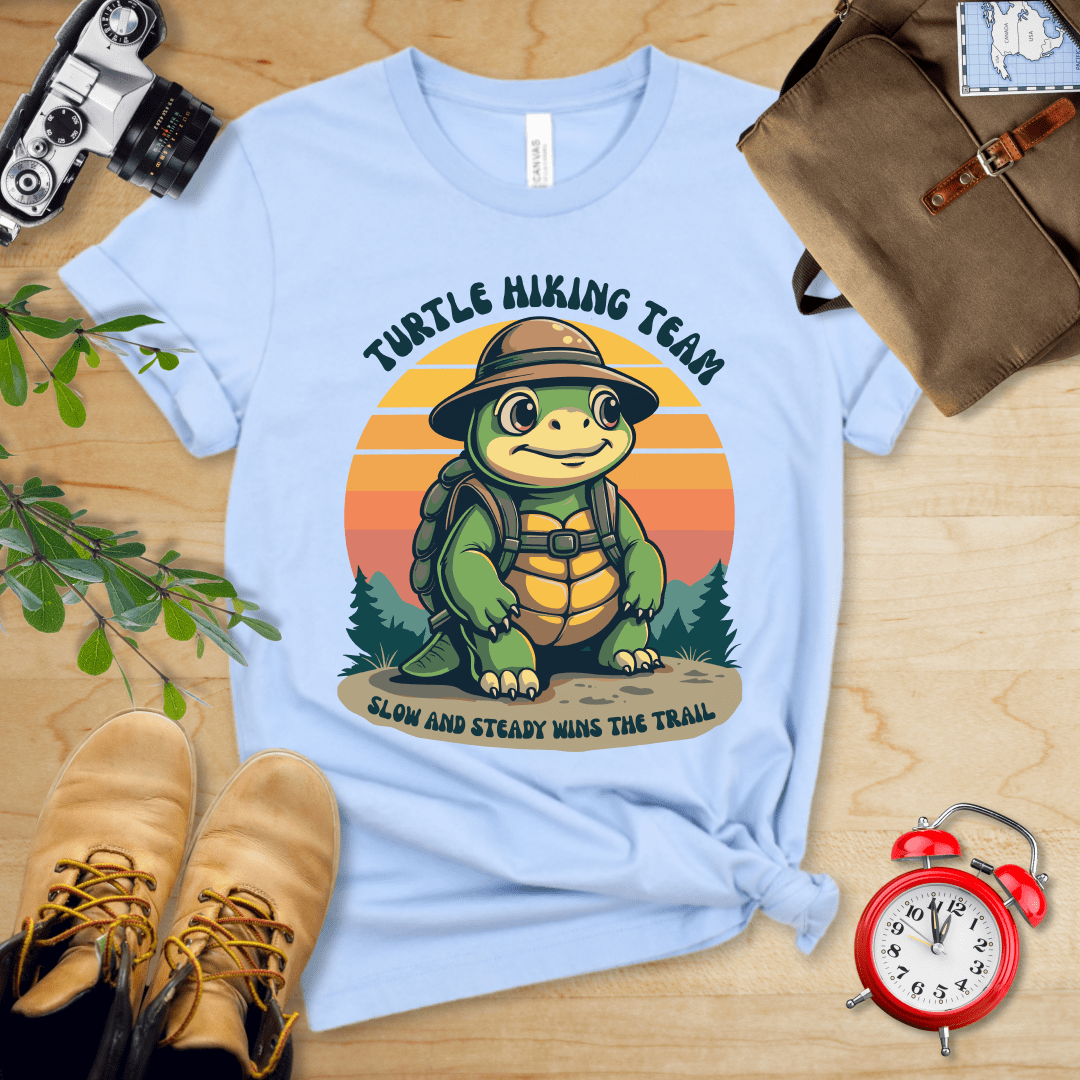 Hike Tee T-Shirt Baby Blue / S Turtle Hiking Team