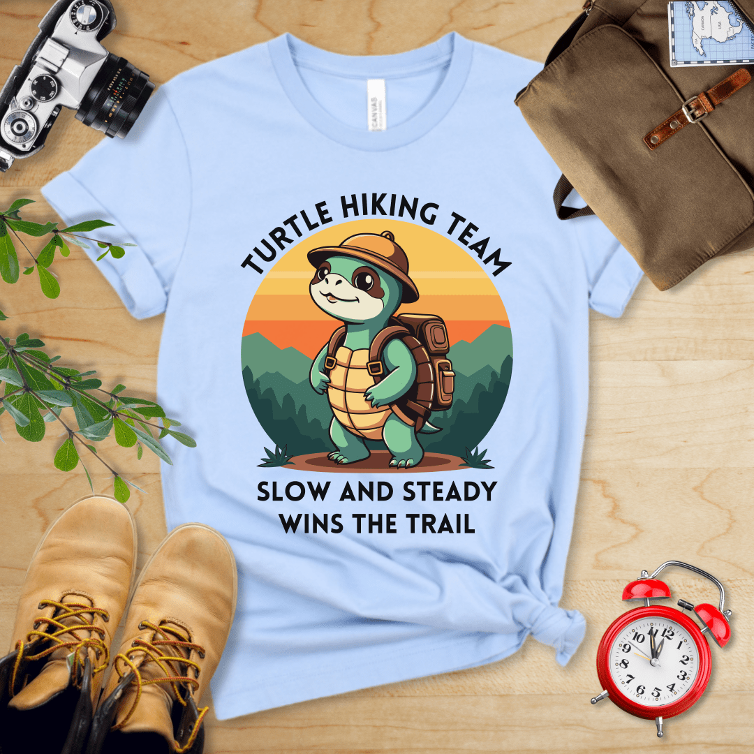 Hike Tee T-Shirt Baby Blue / S Turtle Hiking Team