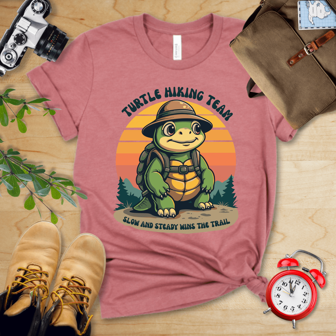 Hike Tee T-Shirt Heather Mauve / S Turtle Hiking Team