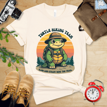 Hike Tee T-Shirt Natural / S Turtle Hiking Team