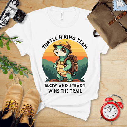 Hike Tee T-Shirt White / S Turtle Hiking Team