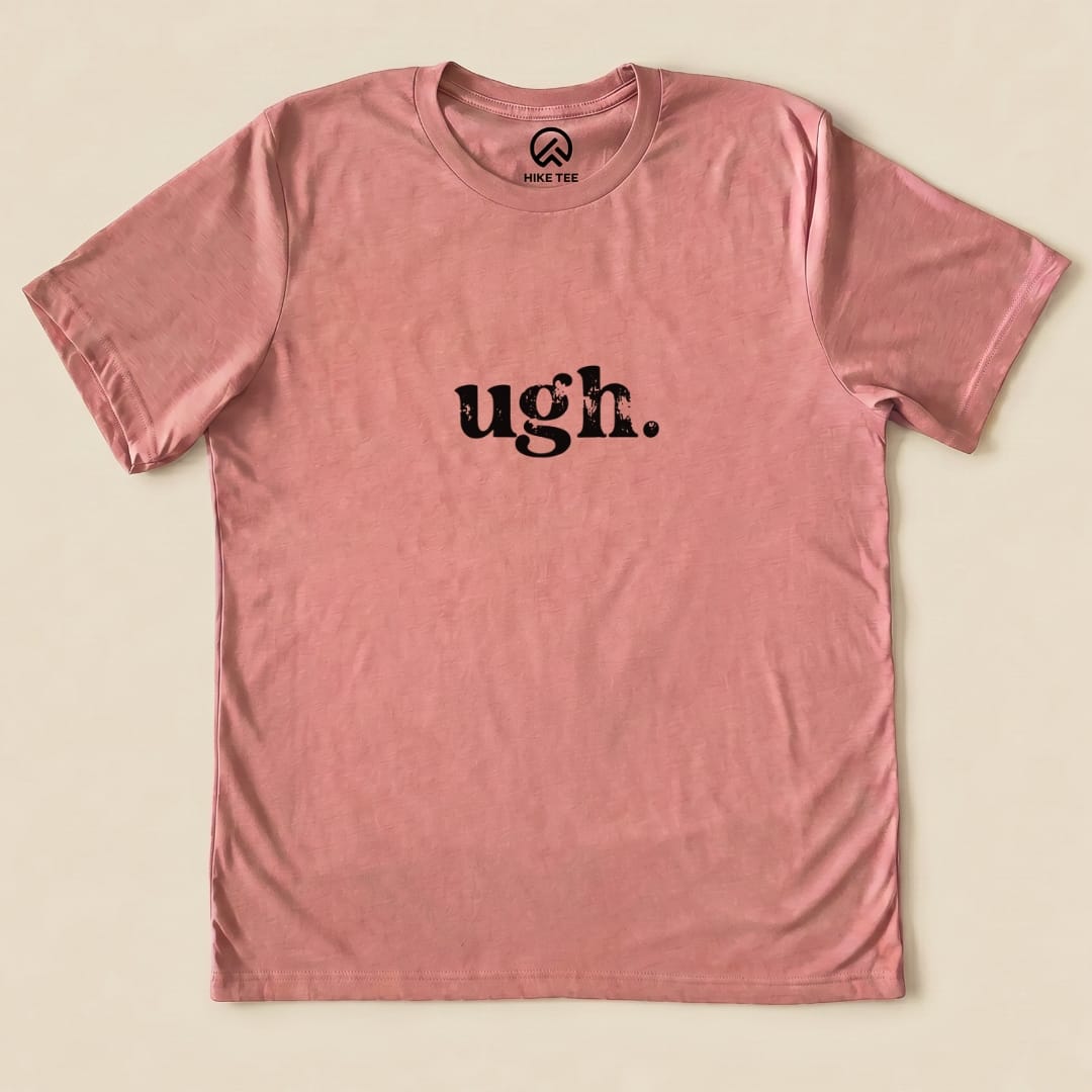 ugh. Shirt Hike Tee T-Shirt Heather Mauve / S