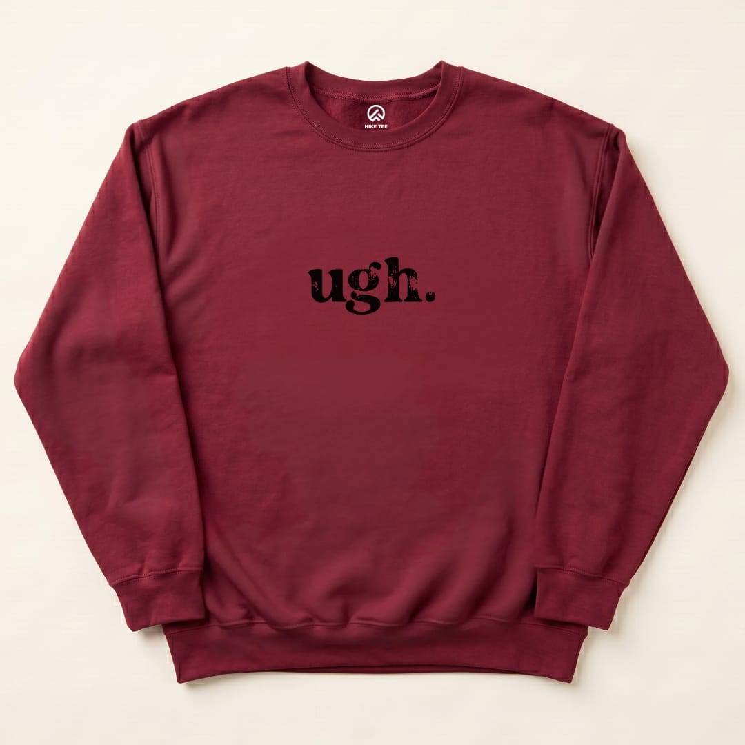 ugh Sweatshirt Hike Tee Sweatshirt Maroon / S