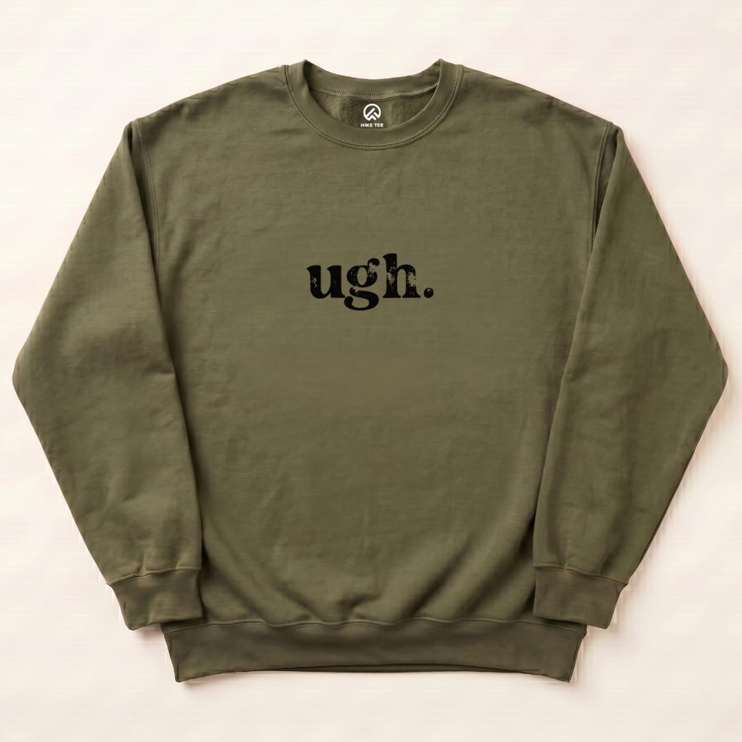 ugh Sweatshirt Hike Tee Sweatshirt Military Green / S