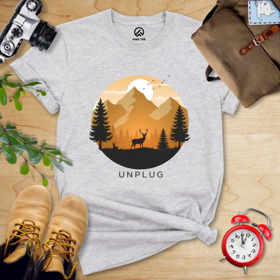 Hike Tee T-Shirt Athletic Heather / S Unplag Shirt