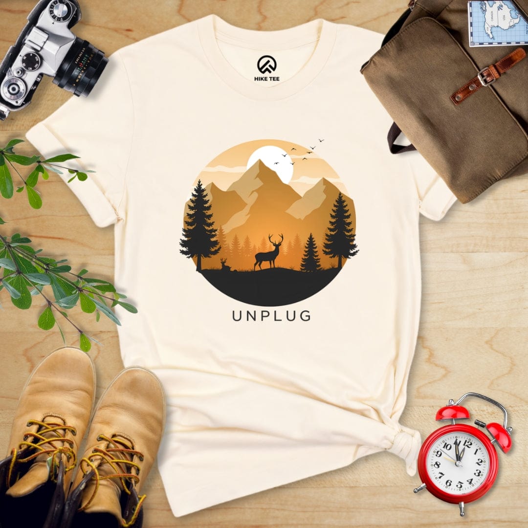 Hike Tee T-Shirt Natural / S Unplag Shirt