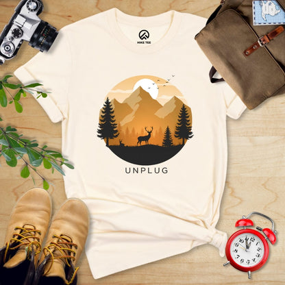 Hike Tee T-Shirt Natural / S Unplag Shirt