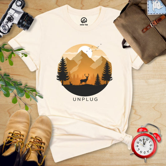 Hike Tee T-Shirt Natural / S Unplag Shirt