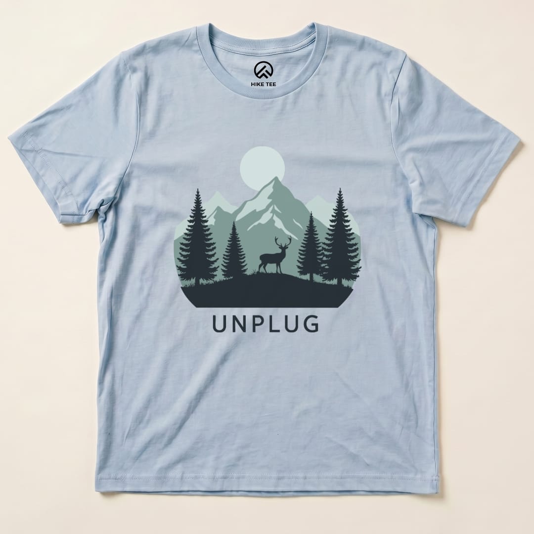 Unplug Shirt Hike Tee T-Shirt Baby Blue / S