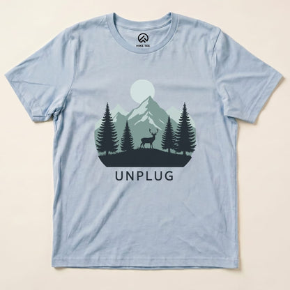 Unplug Shirt Hike Tee T-Shirt Baby Blue / S