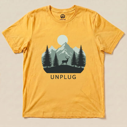 Unplug Shirt Hike Tee T-Shirt Gold / S