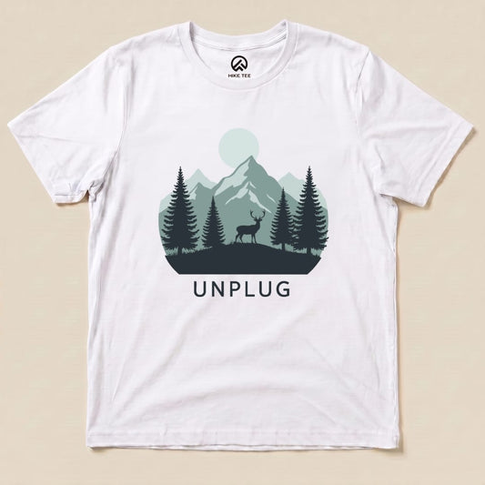 Unplug Shirt Hike Tee T-Shirt White / S