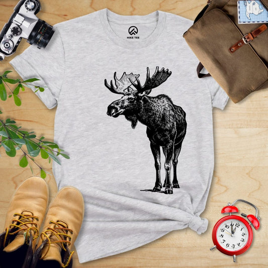 Hike Tee T-Shirt Athletic Heather / S Vintage Moose Shirt