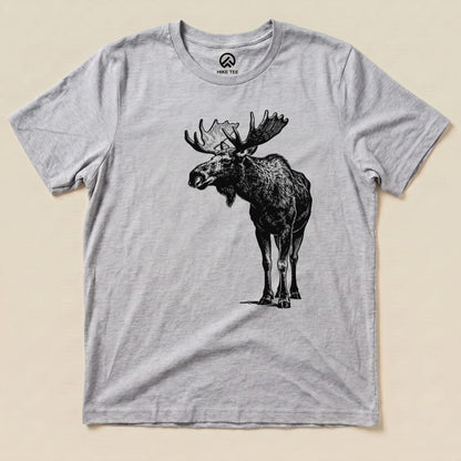 Hike Tee T-Shirt Athletic Heather / S Vintage Moose Shirt