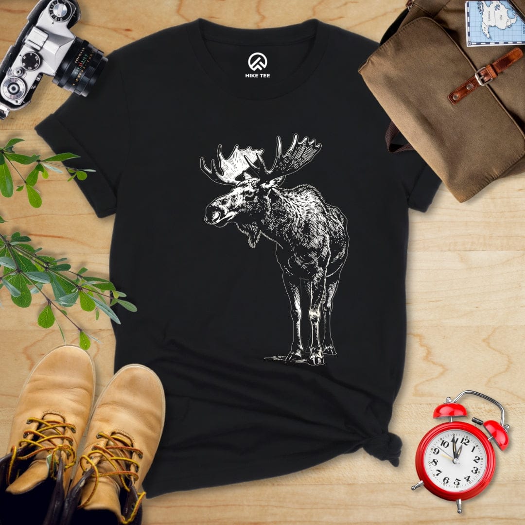 Hike Tee T-Shirt Black / S Vintage Moose Shirt