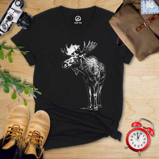 Hike Tee T-Shirt Black / S Vintage Moose Shirt