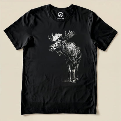 Hike Tee T-Shirt Black / S Vintage Moose Shirt