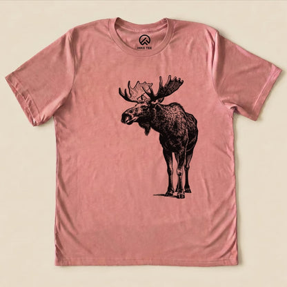 Hike Tee T-Shirt Heather Mauve / S Vintage Moose Shirt