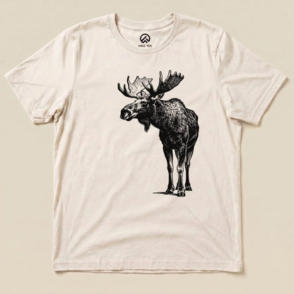 Hike Tee T-Shirt Natural / S Vintage Moose Shirt