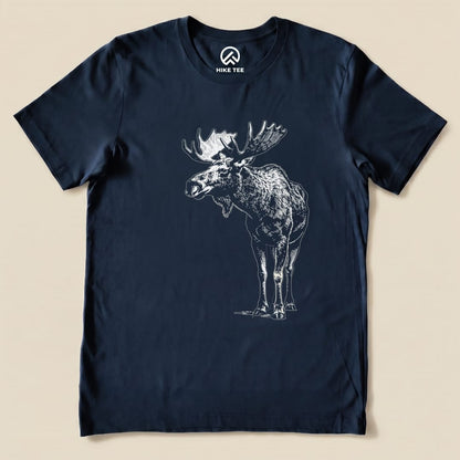 Hike Tee T-Shirt Navy / S Vintage Moose Shirt